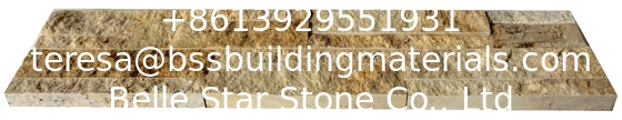 Yellow Limestone Culture Stone,China Travertine Ledger Panels,Marble Stacked Stone,Yellow Stone Panels,Stone Cladding