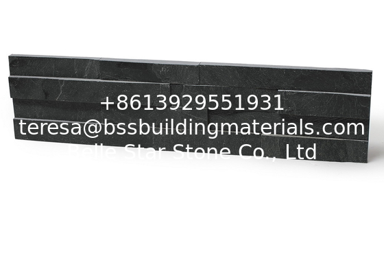 Natural Split Face Slate Stacked Stone,Grey Stone Panels,Riven Slate Stone Cladding,Real Thin Stone Veneer,Culture Stone