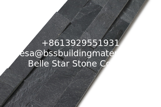 Natural Split Face Slate Stacked Stone,Grey Stone Panels,Riven Slate Stone Cladding,Real Thin Stone Veneer,Culture Stone