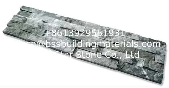 China Marble Ledgestone,Lotus Green Culture Stone,Natural Marble Stacked Stone,Green Stone Cladding,Stone Veneer
