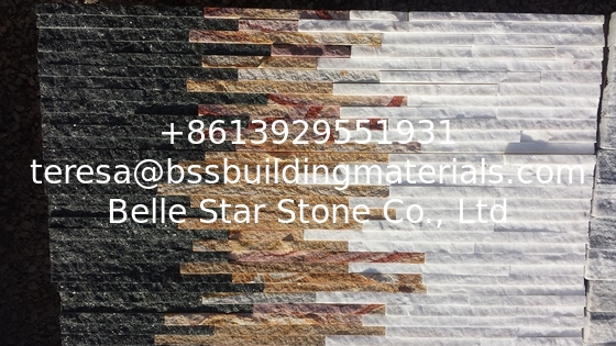 Natural Mini Stacked Stone,Mixed Materials/Colors Waterfall Shape Ledgestone,Real Stone Veneer,Culture Stone,Stone Panel
