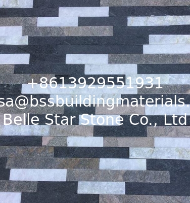 Multicolor Stone Panels,Slate/Quartzite Mixed Colors Stacked Stone,Natural Culture Stone,Thin Stone Veneer,Ledgestone