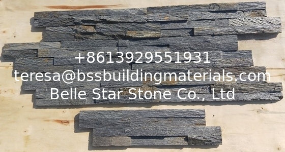 Iron Rust Slate Zclad Stacked Stone,Split Face Slate Stone Cladding,Thin Stone Veneer,Riven Slate Culture Stone Panels