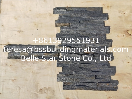 Iron Rust Slate Zclad Stacked Stone,Split Face Slate Stone Cladding,Thin Stone Veneer,Riven Slate Culture Stone Panels