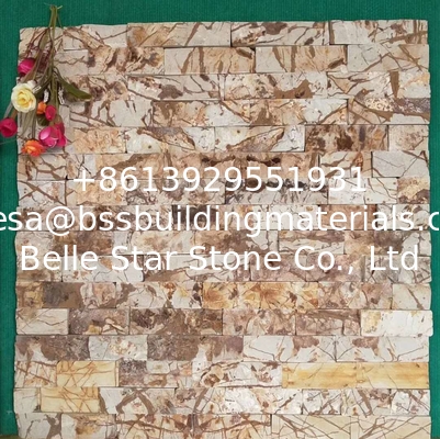 Autumn Leaves Sandstone Culture Stone,Forest Brown Stone Cladding,China Sandstone Stacked Stone,Real Stone Veneer Panels