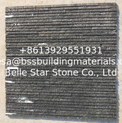 Black Galaxy Granite Waterfall Shape Ledgestone,Granite Mini Stacked Stone,Black Galaxy Stone Veneer,Natural Stone Panel