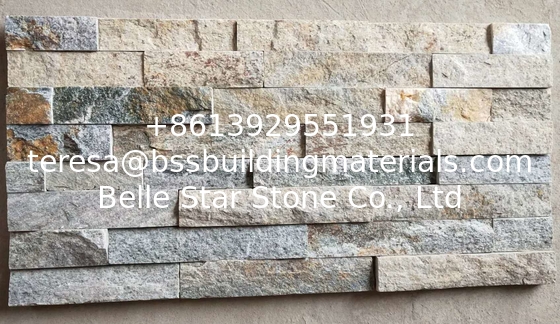 Multicolor Quartzite Stone Cladding,Colorful Forest Quartzite Stacked Stone,Natural Stone Panels,Indoor Stone Veneer