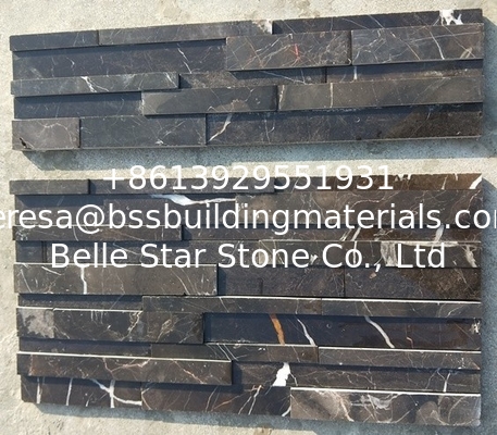 Emperador Dark Marble Culture Stone,China Marble Stacked Stone,Real Stone Cladding,3D Stone Veneer,Stone Panels