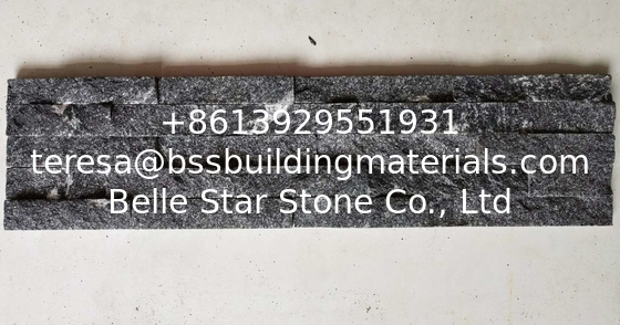 Black Galaxy Culture Stone,China Granite Stone Cladding,Natural Zclad Stacked Stone,Black Granite Stone Veneer Panels
