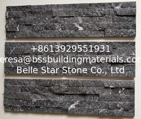 Black Galaxy Culture Stone,China Granite Stone Cladding,Natural Zclad Stacked Stone,Black Granite Stone Veneer Panels