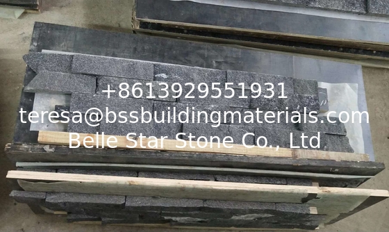 Black Galaxy Culture Stone,China Granite Stone Cladding,Natural Zclad Stacked Stone,Black Granite Stone Veneer Panels