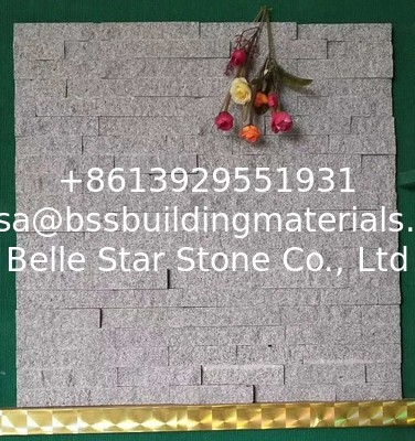 G654 Grey Granite Culture Stone,Silver Grey Granite Ledger Panels,China Granite Stone Panels,Natural Zclad Stacked Stone
