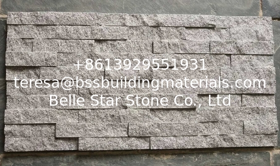 G654 Grey Granite Culture Stone,Silver Grey Granite Ledger Panels,China Granite Stone Panels,Natural Zclad Stacked Stone