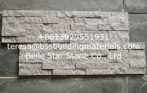 G654 Grey Granite Culture Stone,Silver Grey Granite Ledger Panels,China Granite Stone Panels,Natural Zclad Stacked Stone