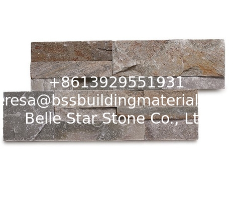 Oyster Quartzite Sclad Stone Panels,Split Face Stacked Stone,White Gold Culture Stone,Desert Gold Ledgestone,Stone Panel