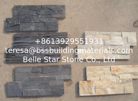 Snow White Quartzite Sclad Stone Panels,Super White Stacked Stone,White 18x35cm Stone Veneer,Real Stone Cladding