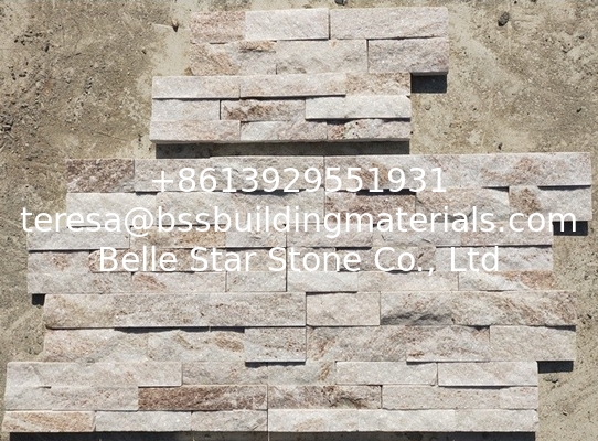 Milk White Quartzite Stone Panels,Ivory White Sclad 18x35cm Stone Cladding,Cream White Stacked Stone,White Stone Veneer