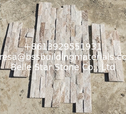 Milk White Quartzite Stone Panels,Ivory White Sclad 18x35cm Stone Cladding,Cream White Stacked Stone,White Stone Veneer