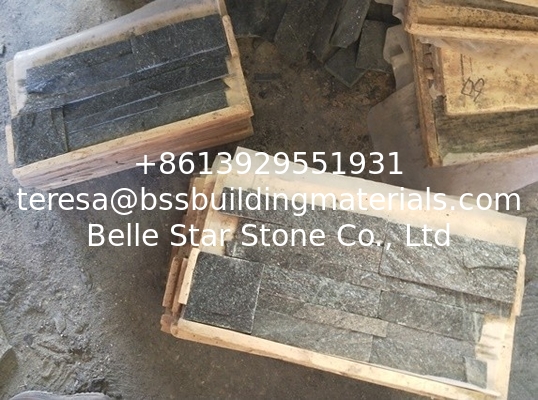 Black Quartzite Sclad Stone Veneer,Black Thin Stone Veneer,Quartzite Culture Stone,18x35cm Stone Panel,Natural Ledgeston
