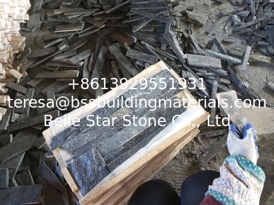 Black Quartzite Sclad Stone Veneer,Black Thin Stone Veneer,Quartzite Culture Stone,18x35cm Stone Panel,Natural Ledgeston