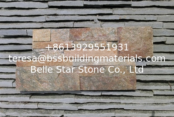 Rustic Quartzite Stone Cladding,Sclad Stacked Stone,18x35cm Stone Veneer,Natural Stone Panels,Quartzite Culture Stone