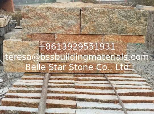 Rustic Quartzite Stone Cladding,Sclad Stacked Stone,18x35cm Stone Veneer,Natural Stone Panels,Quartzite Culture Stone