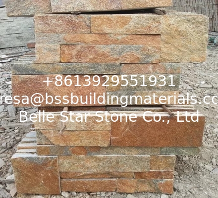 Rustic Quartzite Stone Cladding,Sclad Stacked Stone,18x35cm Stone Veneer,Natural Stone Panels,Quartzite Culture Stone