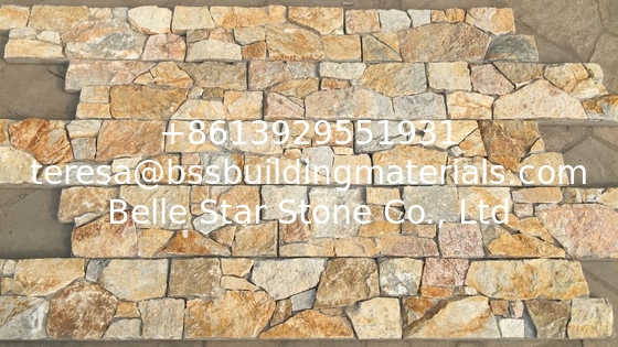 China Limestone Ledger Panels,Yellow Zclad Stacked Stone,Natural Stone Cladding,Outdoor Wall Panels,Culture Stone