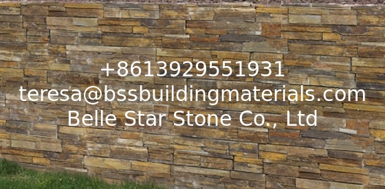 China Multicolor Slate Cemented Stone Cladding,Rusty Slate Stacked Stone,Zclad Stone Panel,Multicolour Slate Ledgestone