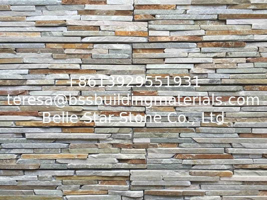Oyster Quartzite Slim Cemented Stacked Stone,Zclad Stone Panel,Natural Stone Cladding,Desert Gold Culture Stone Veneer