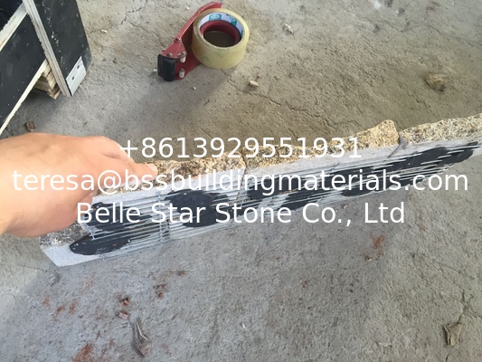 Yellow Granite Zclad Stone Panels Backed Steel Wire,China Granite Stone Cladding,Strong Stone Veneer,Natural Culture Sto