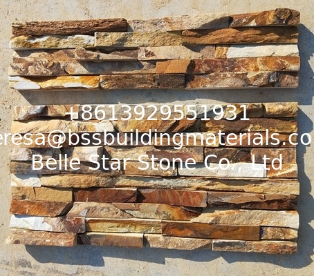 Multicolor Limestone Stacked Stone,Rusty Limestone Cladding Stone,China Limestone Culture Stone,Natural Stone Panels