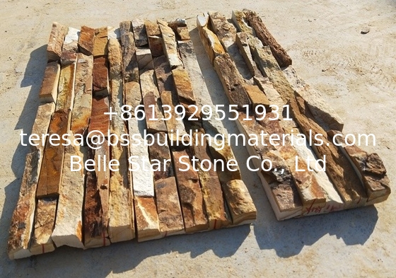 Multicolor Limestone Stacked Stone,Rusty Limestone Cladding Stone,China Limestone Culture Stone,Natural Stone Panels