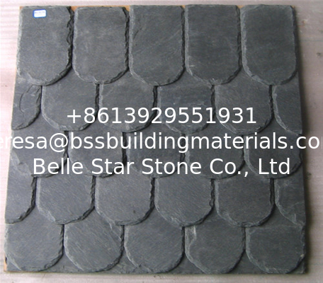 Chinese Black Slate Roof Tiles,Charcoal Slate Roofing Materials,Split Face Slate Roof,Dark Grey Roofing Slate
