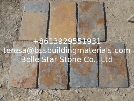 Chinese Multicolor Slate Roof Tiles,Rusty Slate Roofing,Split Face Roofing Slate,Multicolour Roof Slate Tiles