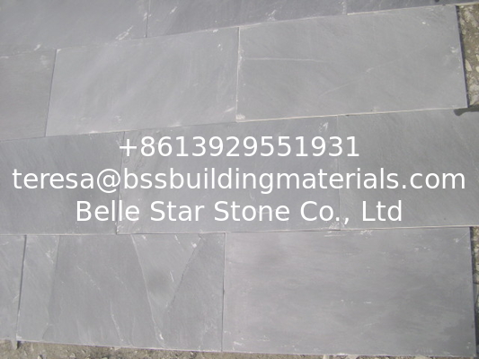 Chinese Brushed Black Slate Tiles,Natural Slate Pavers,Slate Floor Tiles,Dark Grey Slate Patio Stones,Walkway,Courtyard