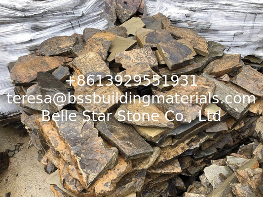 Iron Rust Sandstone Random Flagstone,Natural Irregular Flagstone,Sandstone Crazy Stone,Flagstone Pavers,Random Wall Ston