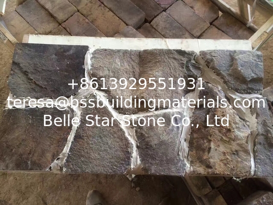 Iron Rust Sandstone Random Flagstone,Natural Irregular Flagstone,Sandstone Crazy Stone,Flagstone Pavers,Random Wall Ston