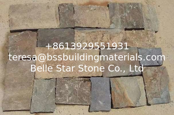 Rusty Sandstone Wall Cladding,Natural Sandstone Wall Tiles,Rust Stacked Stone,Sandstone Retaining Wall Stone