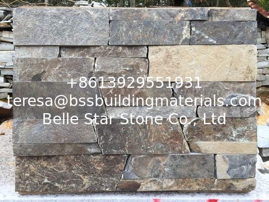 Rusty Sandstone Wall Cladding,Natural Retaining Wall Stone,Random Stacked Stone,Rust Wall Tiles,Sandstone Wall Panel