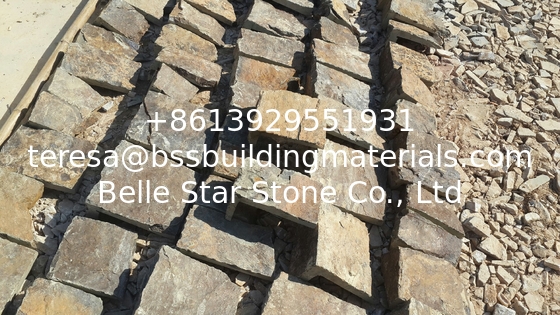 Rusty Sandstone Wall Cladding,Natural Retaining Wall Stone,Random Stacked Stone,Rust Wall Tiles,Sandstone Wall Panel