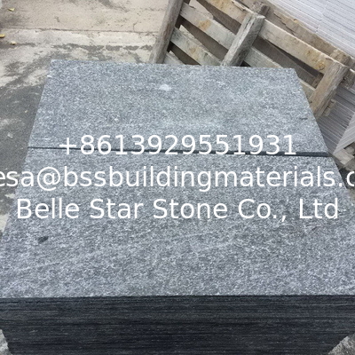 Chinese Black Quartzite Floor Tiles,Flamed Black Paving Stone,Natural Quartzite Pavers,Black Patio Stones,Stone Tiles