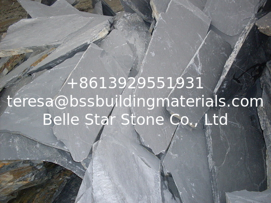 Black Slate Random Flagstone,Crazy Stone,Flagstone Walkway,Irregular Random Flagstone