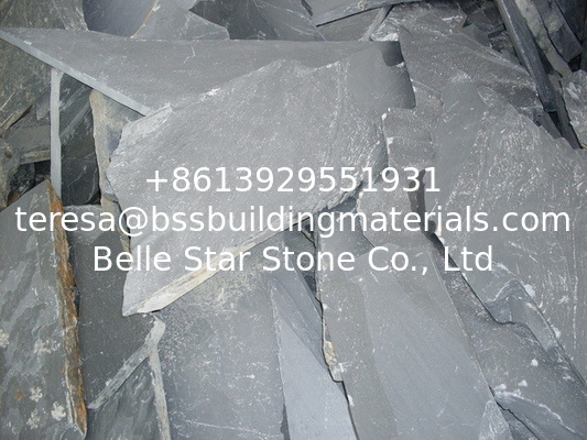 Black Slate Random Flagstone,Crazy Stone,Flagstone Walkway,Irregular Random Flagstone