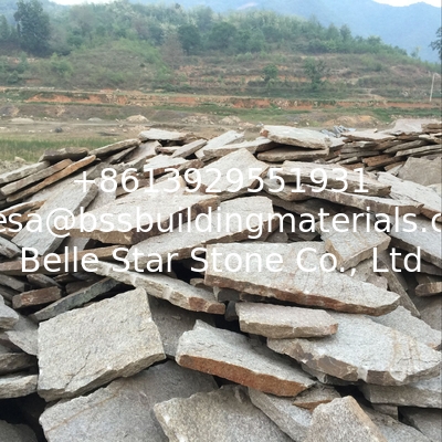 Sesame Yellow Granite Random Flagstone,Crazy Stone,Irregular Flagstones,Landscaping Stones