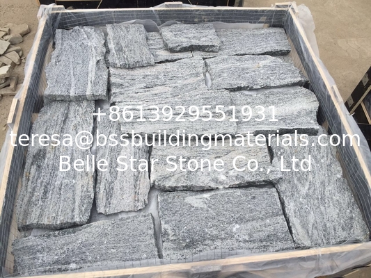 Grey Granite Field Stone Veneer,Loose Ledgestone,Random Stone,Thin Veneer,Loose Strips Stone