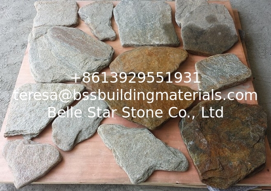 Rustic Quartzite Random Flagstone,Irregular Flagstones,Crazy Stone,Random Stone Wall