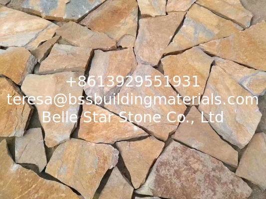Rustic Quartzite Random Flagstone,Irregular Flagstones,Crazy Stone,Random Stone Wall