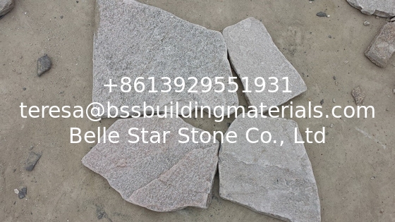 Pink Quartzite Random Flagstone,Irregular Flagstone Wall Cladding,Crazy Random Stone,Flagstone Walkway