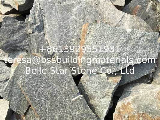 Green Quartzite Random Flagstone,Crazy Stone,Irregular Flagstones,Landscaping Stones